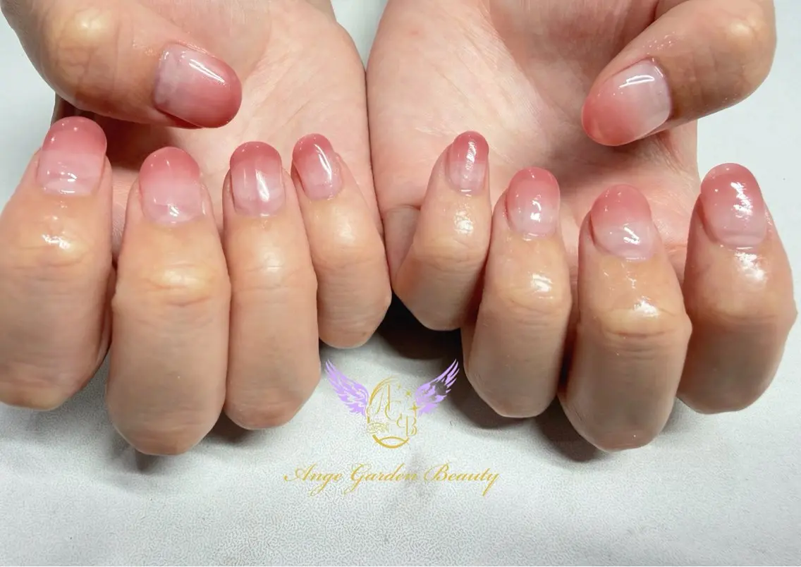 ネイル グラデーション ハンドネイル AngeGarden Beautymihoのネイルデザイン