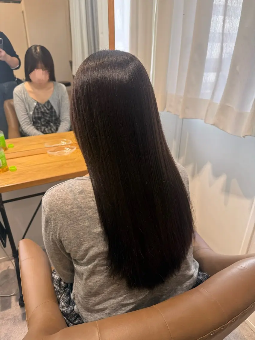 ロング カラー 髪質改善 ANs. かずはのヘアスタイル