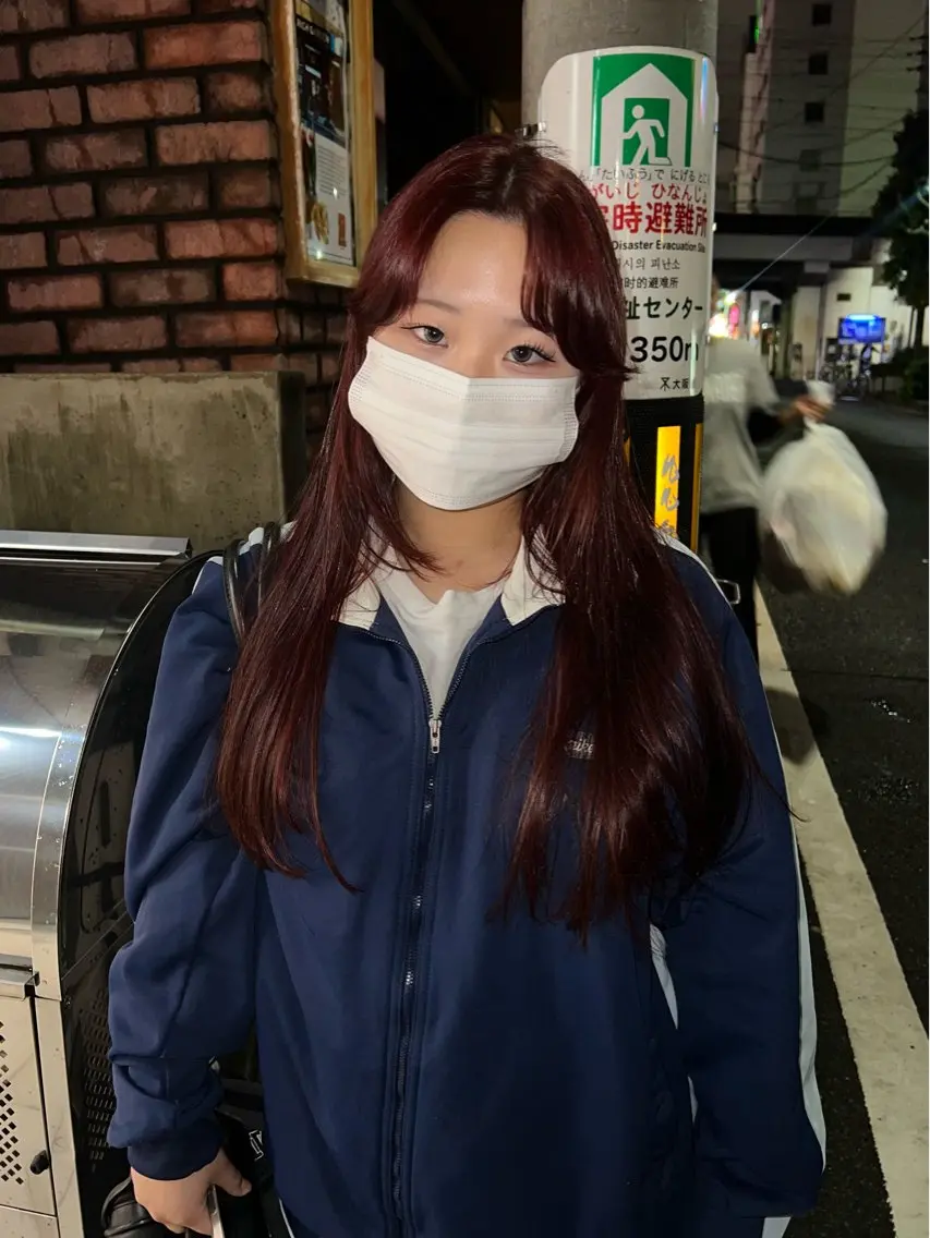 ロング 室屋 鈴音のヘアスタイル