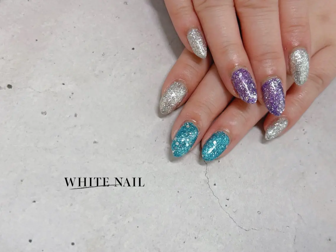 ネイル ハンドネイル WHITE NAIL ホワイトネイルのネイルデザイン