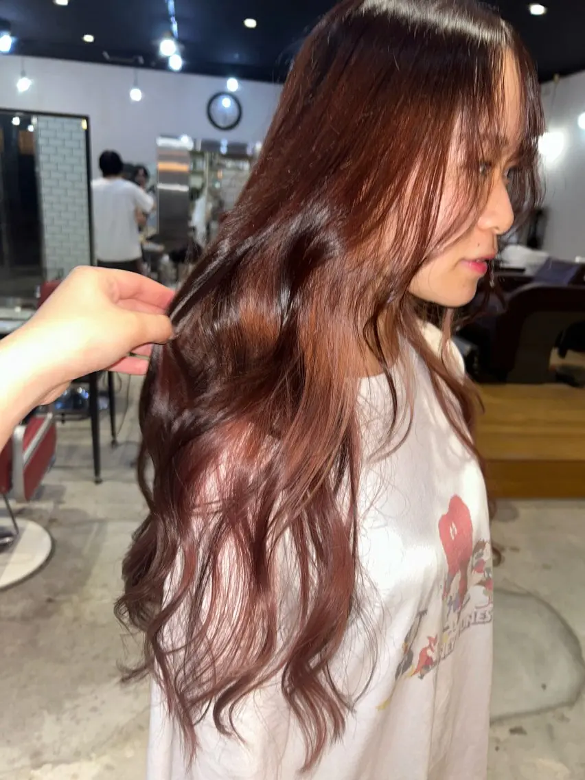 カラー インナーカラー ヘアカラー 植吉 琉月のヘアスタイル