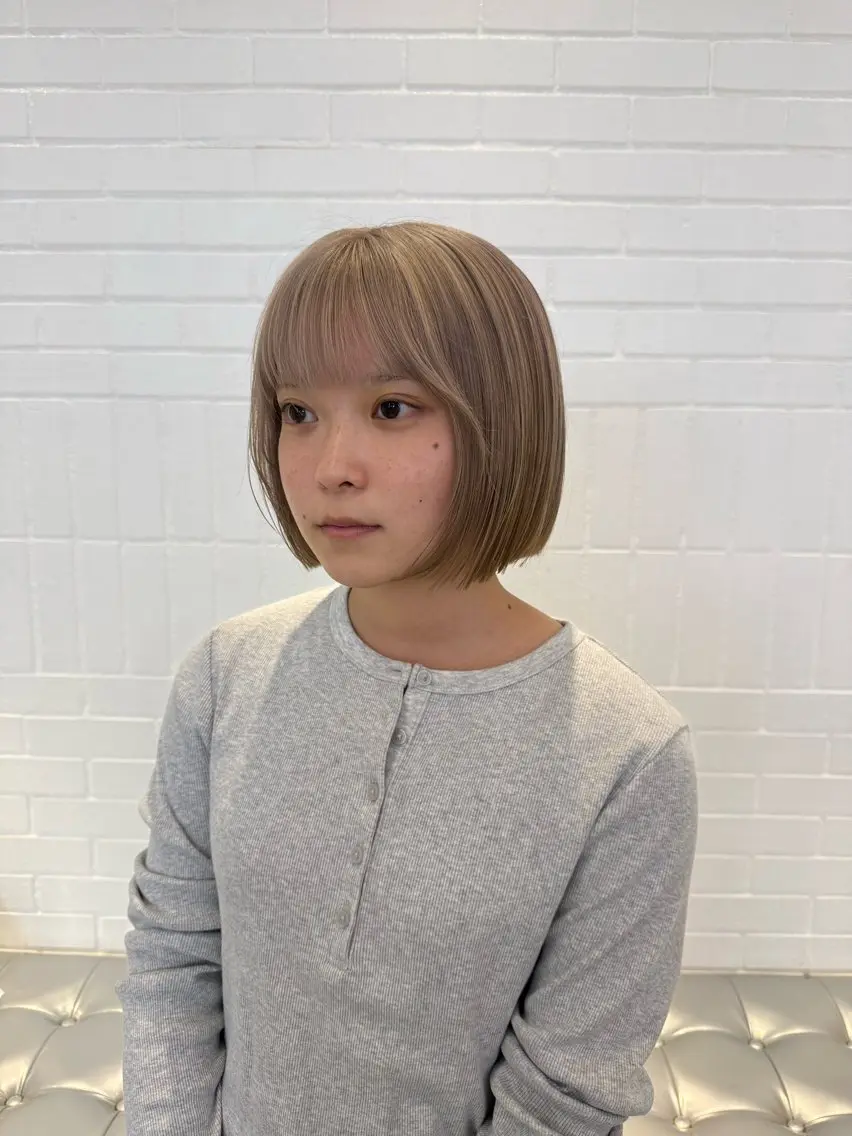 ショート カラー ヘアアレンジ 海外/ハイトーン🪽 ☯️ami☯️のヘアスタイル