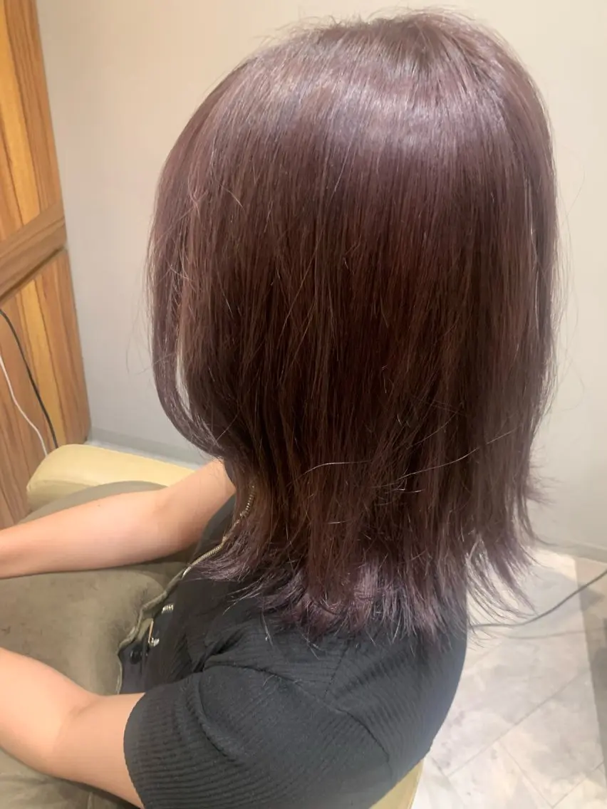 ミディアム カラー ヘアカラー ヘッドスパ 🫧レディースショ ート🫧tomoのヘアスタイル