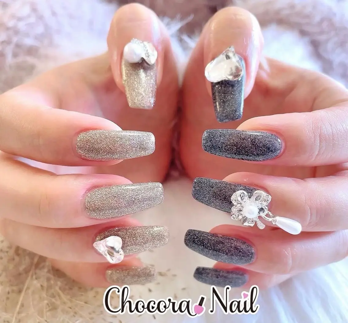 ネイル フラッシュネイル Chocora nail かおりのネイルデザイン