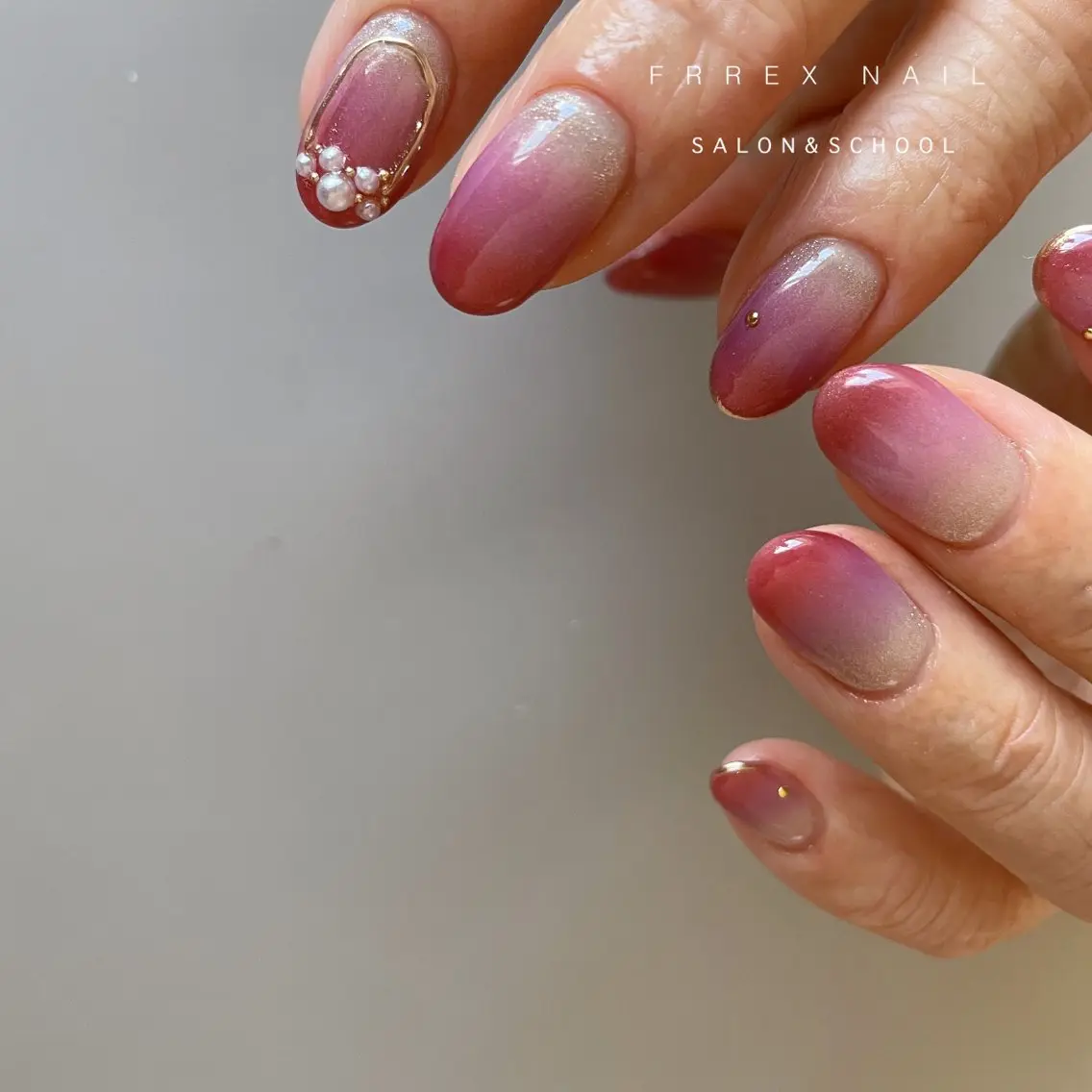 ネイル ハンドネイル ハンドケア freex nail /ニュアンス/個性派のネイルデザイン