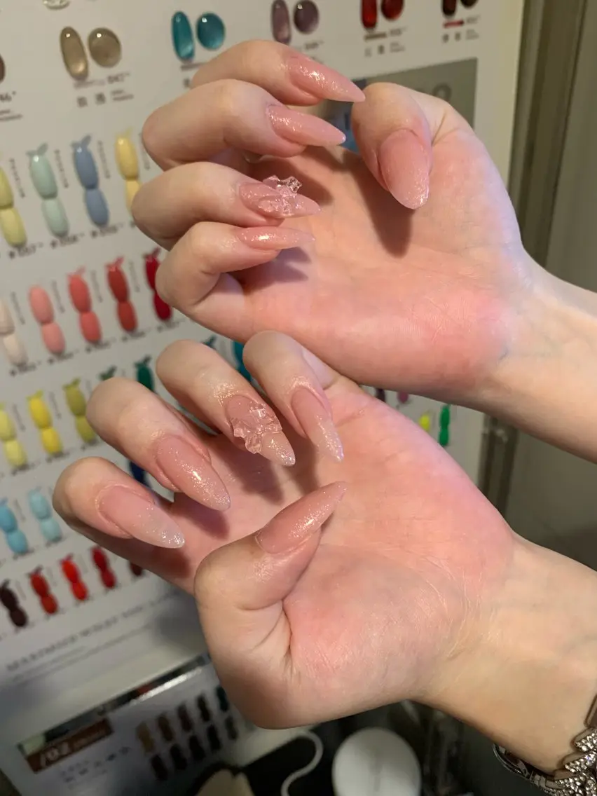ワンカラー/ラメーグラデーション／フラッシュ🎀の写真