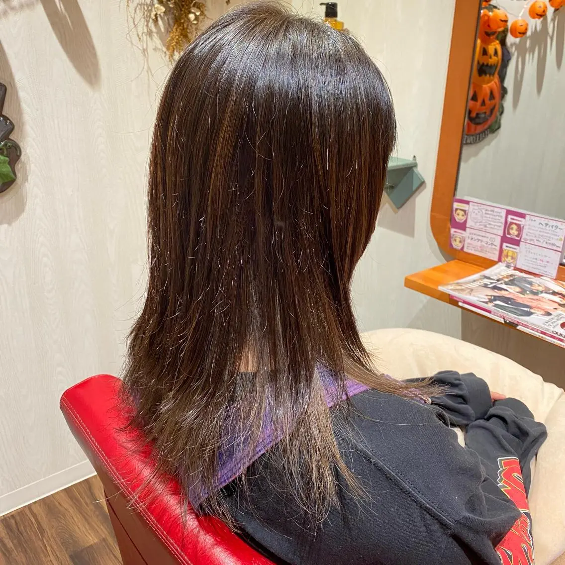 ロング カラー インナーカラー 木宮 美緒のヘアスタイル