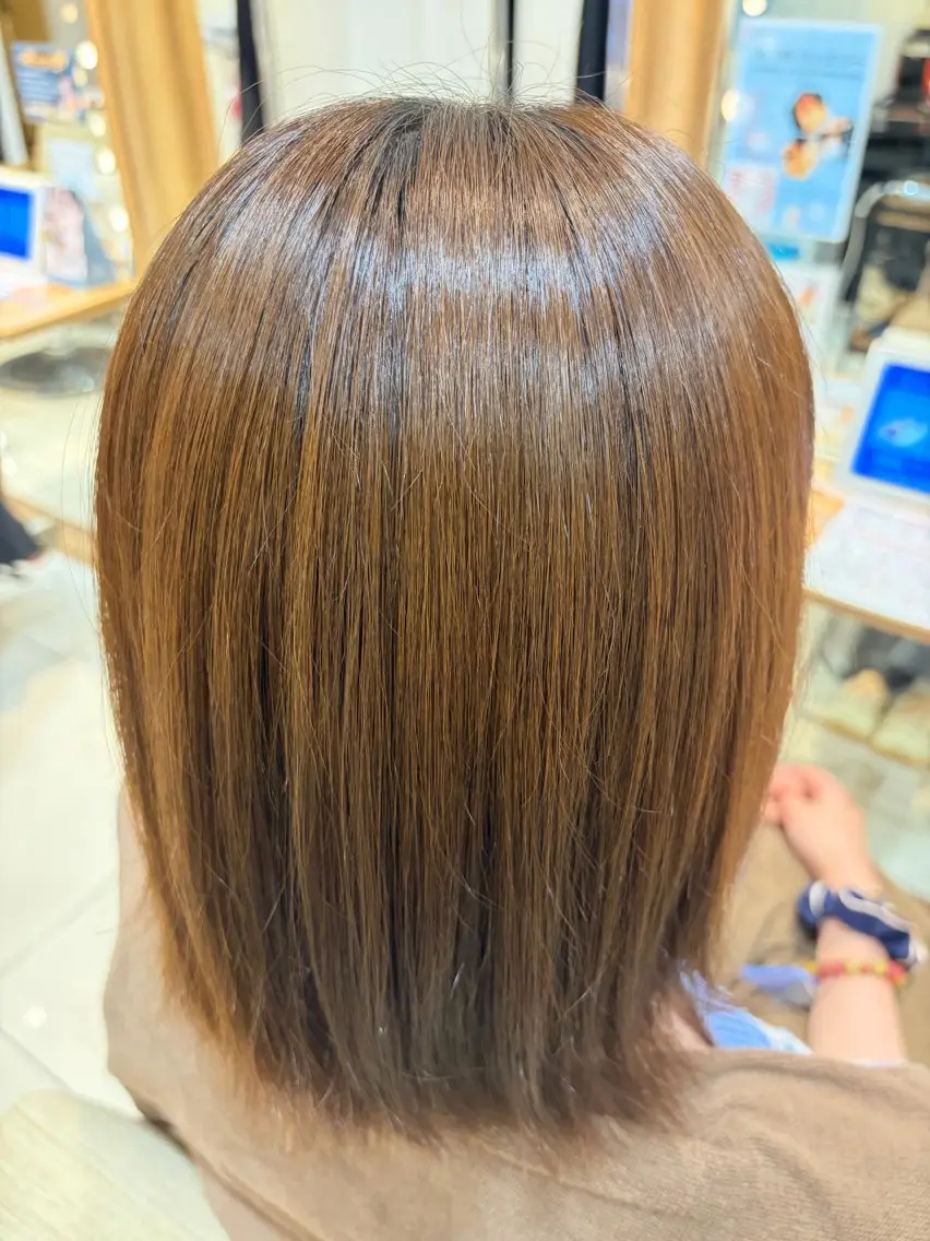ヘッドスパ ブリーチෆハイトー ンカラー☾runaのヘアスタイル