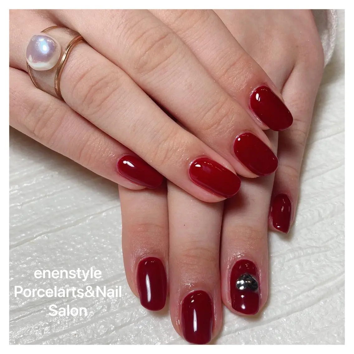 ミディアム ネイル 🐾enen style 🐾のネイルデザイン