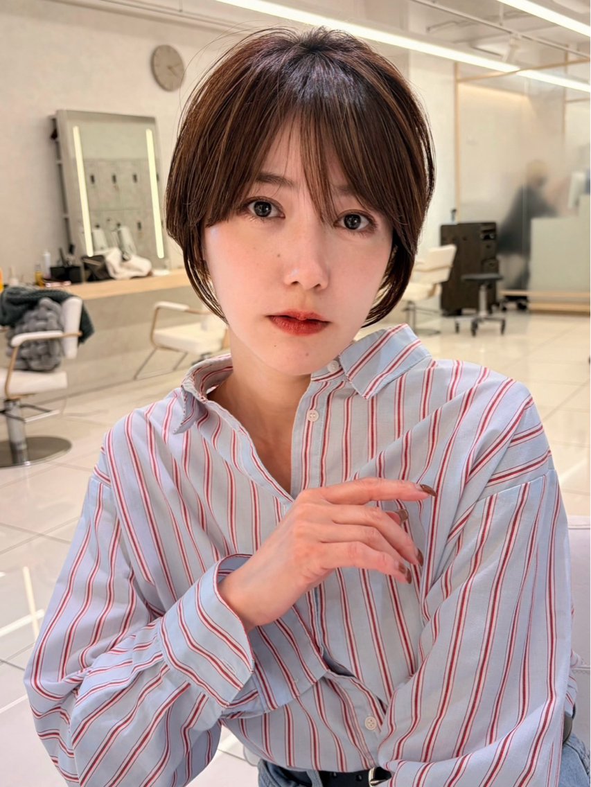 ショート ショートカット/艶髪 🥂/中條🪐のヘアスタイル
