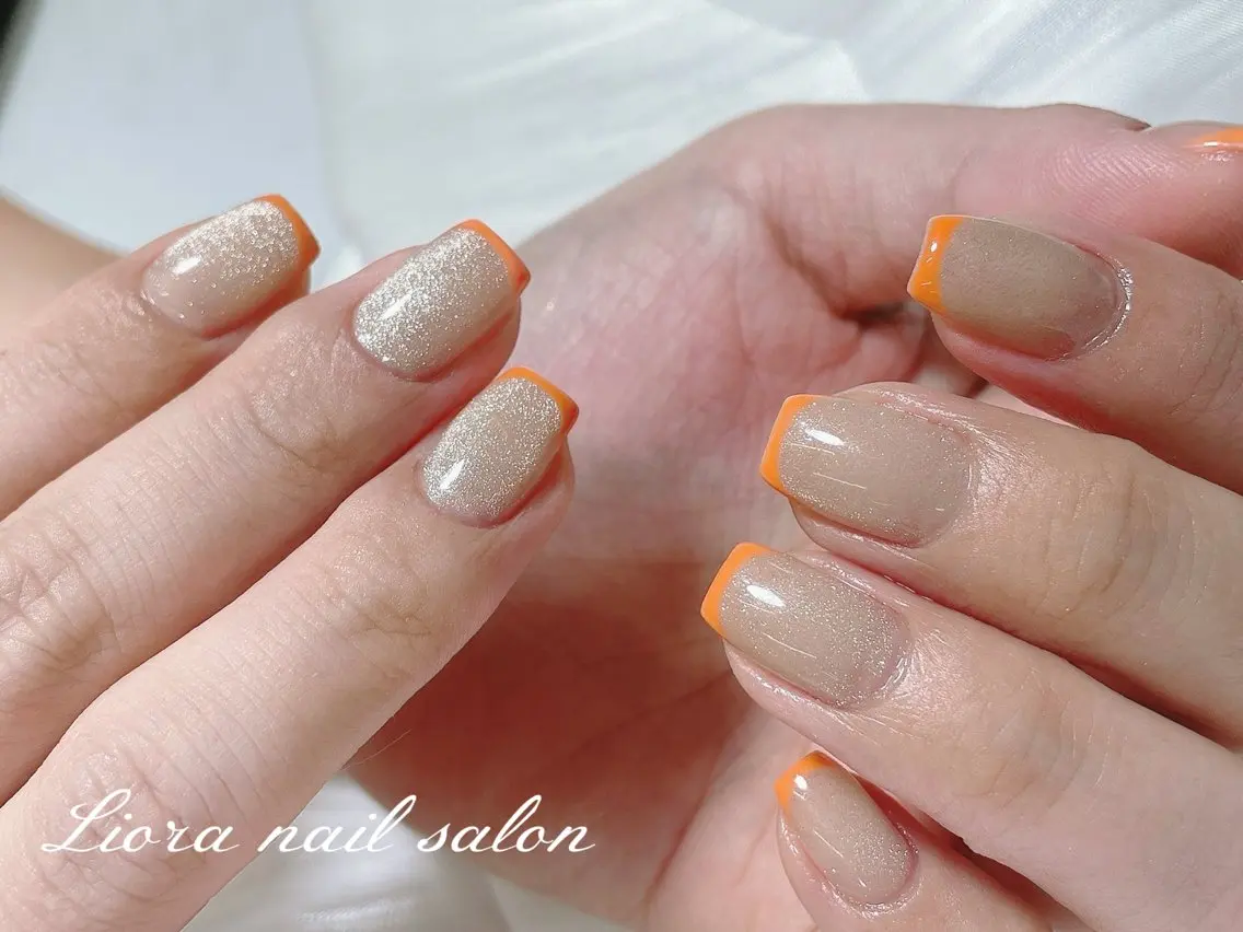 ネイル チークネイル フットネイル フレンチネイル ジェルネイル ガーリー ハンドネイル Liora nailのネイルデザイン