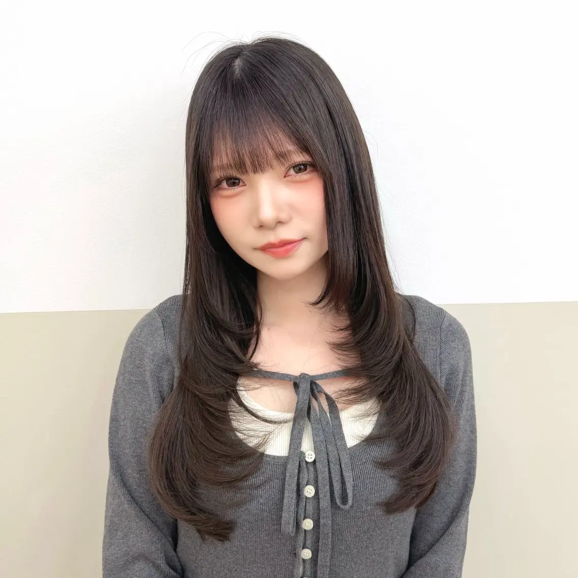 ロング ロングレイヤー レイヤーカット ロング カット Bonheur銀座 /前田 栞九郎のヘアスタイル