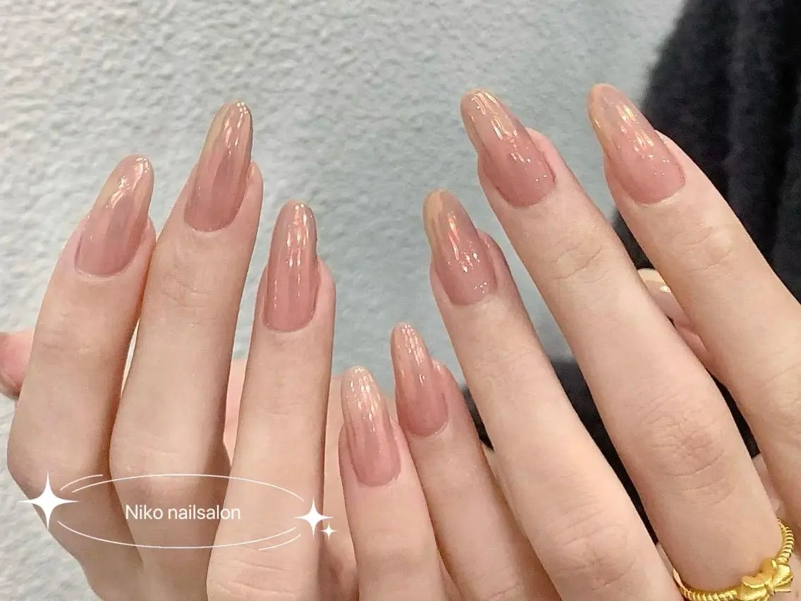 ネイル 長さ出し フットネイル フレンチネイル ジェルネイル ガラスフレンチ Nikoネイルサロン 本八幡店のネイルデザイン