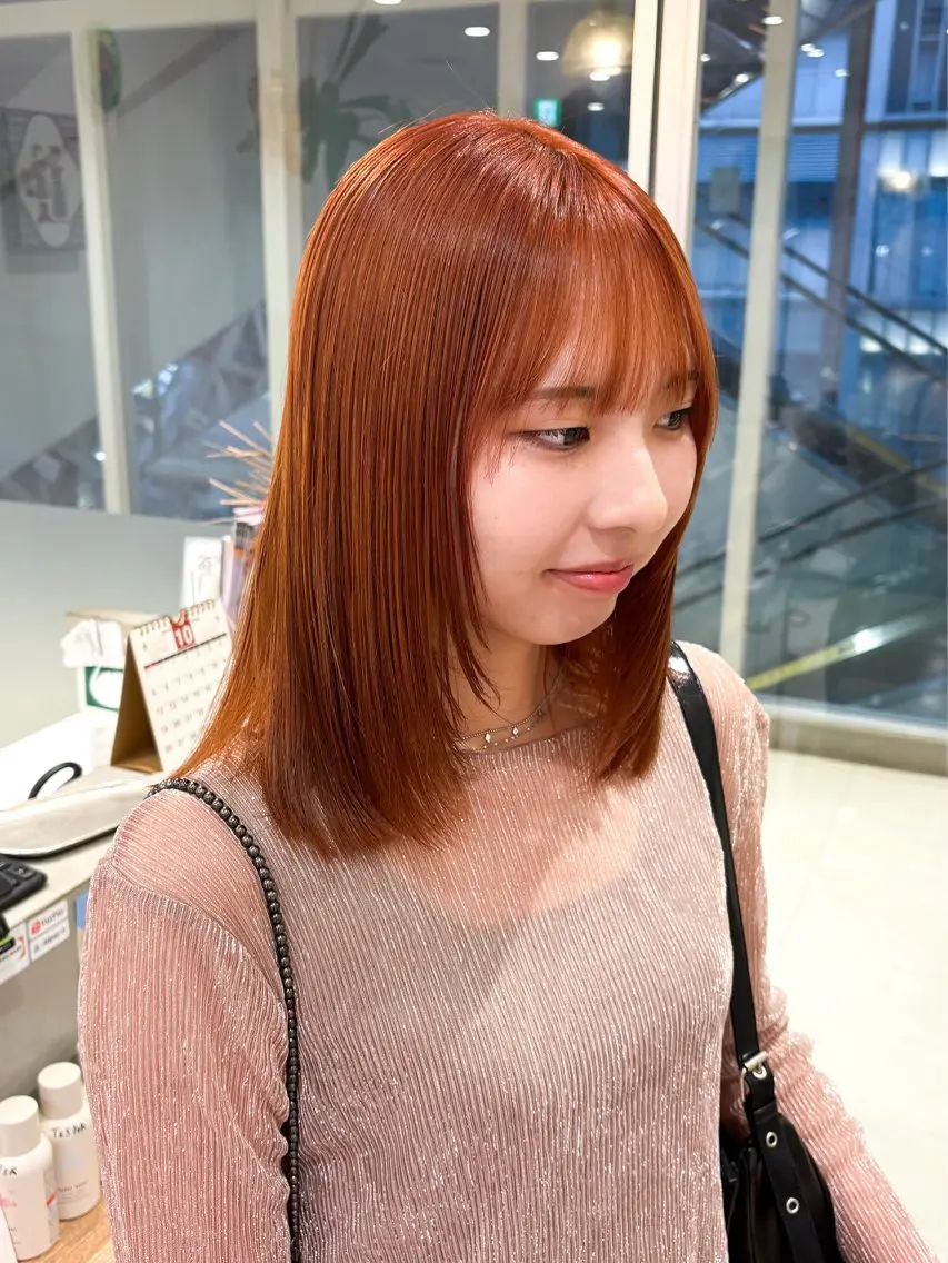【ブリーチ無しでハイトーン💫】ダブルカラー➕クイックトリートメント✨️の写真