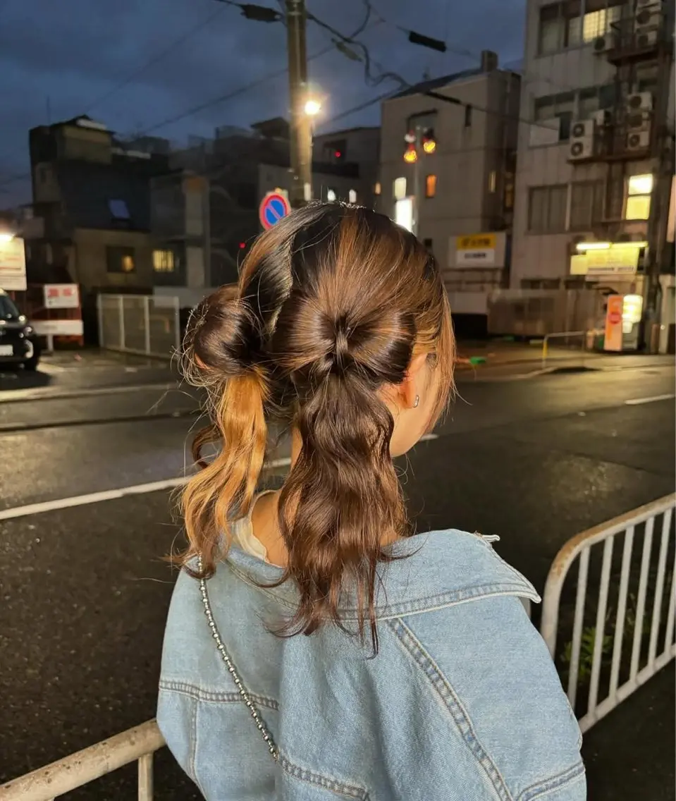 ヘアアレンジ 髪質改善×韓国風/小 顔レイヤー/早瀬櫻子のヘアスタイル