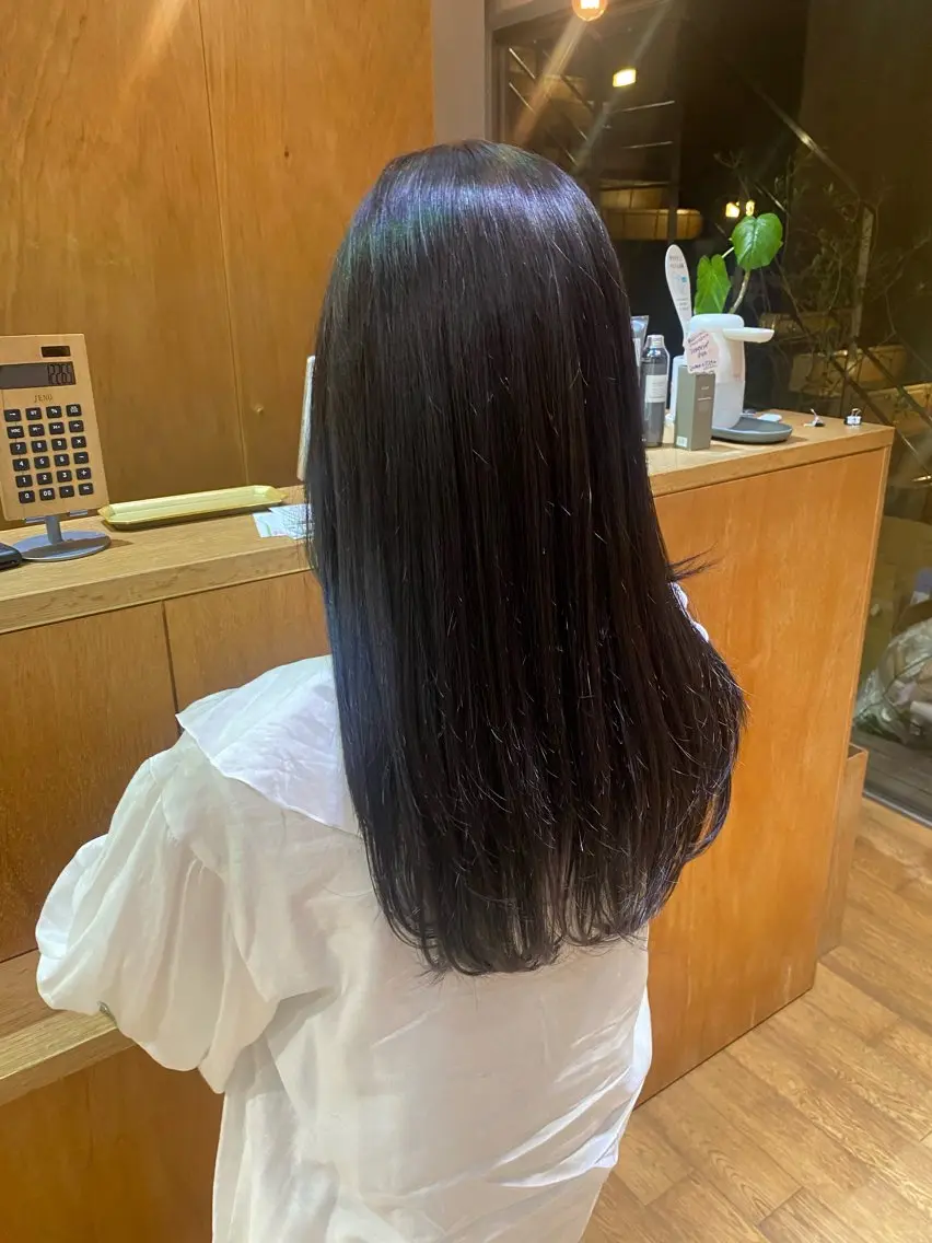 セミロング カラー 🎗️【ヘアセット 美眉】吉川玲🎗️のヘアスタイル