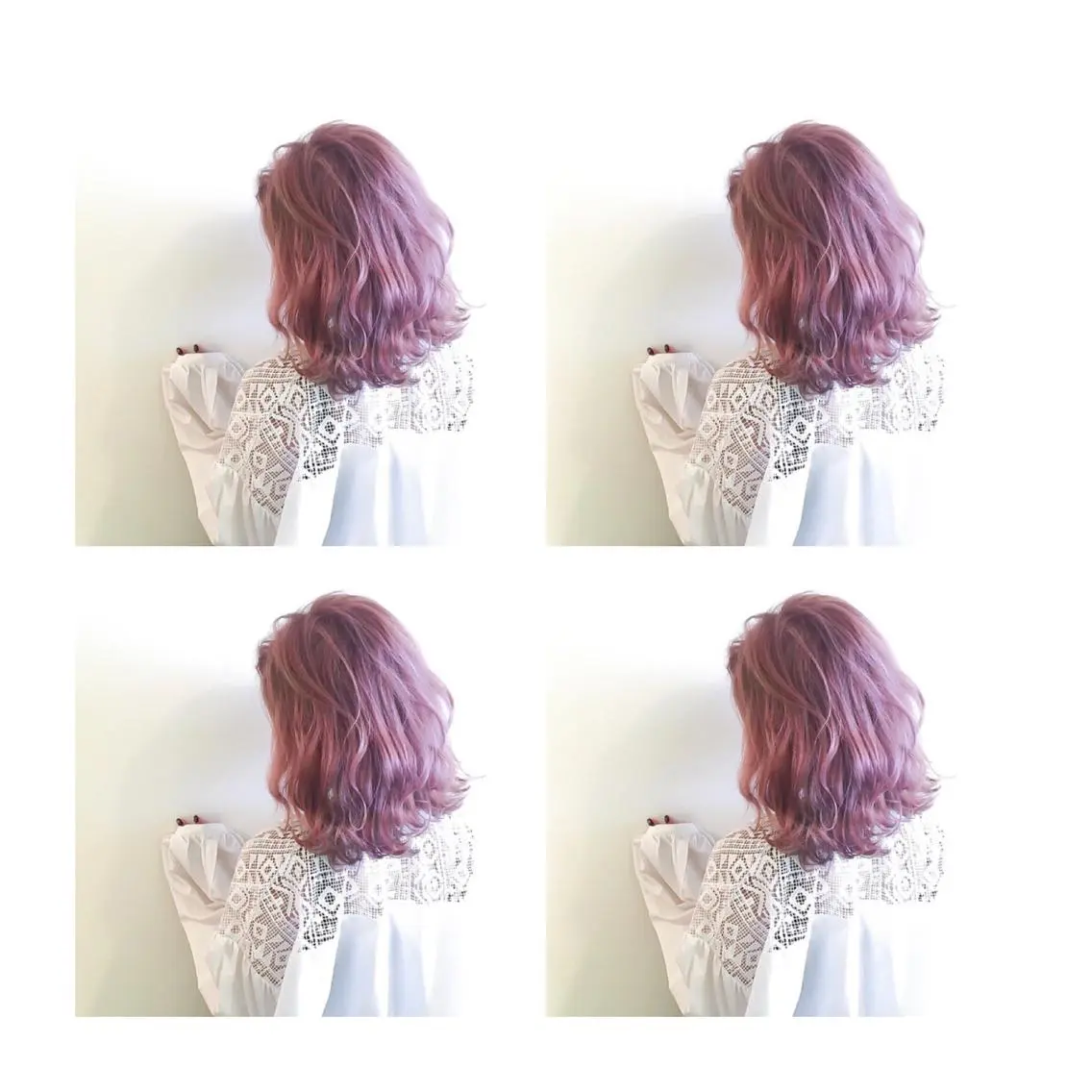 ミディアム カラー ダブルカラー ピンクカラー ヘアカラー なんば髪質改善カラー Ardoreのヘアスタイル