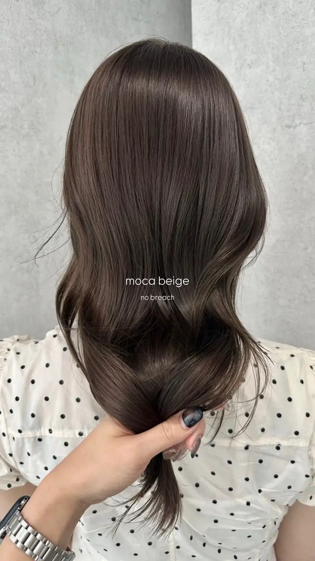 セミロング カラー カット ヘアカラー トリートメント 韓国レイヤーカット/ 艶カラー/ noaのヘアスタイル