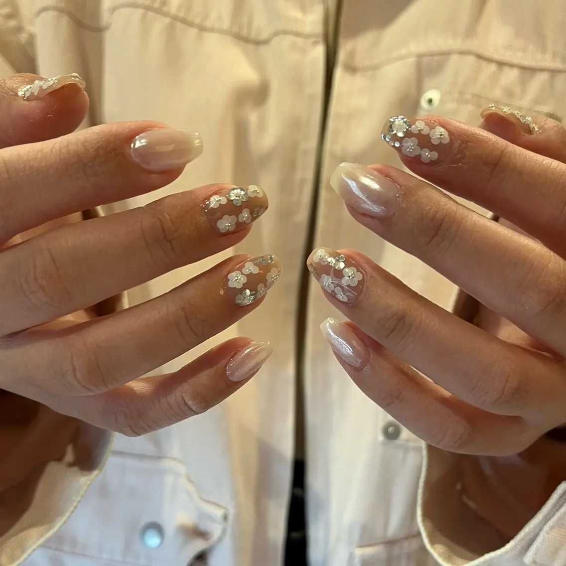 𓍱ハンド𓍱オフ込み　定額design nailの写真