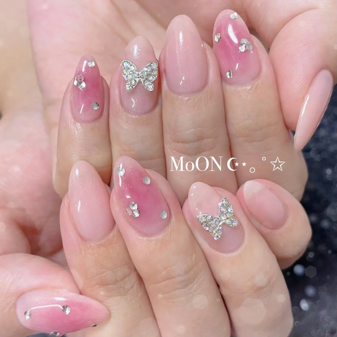 ネイル ハンドネイル ハンドケア MoON...❤︎ MeGuのネイルデザイン