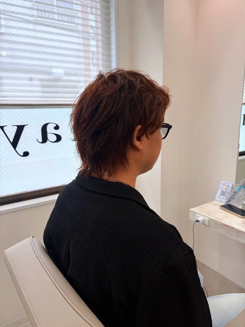 【新規限定】メンズカット＋ナチュラルパーマ ¥9,900の写真