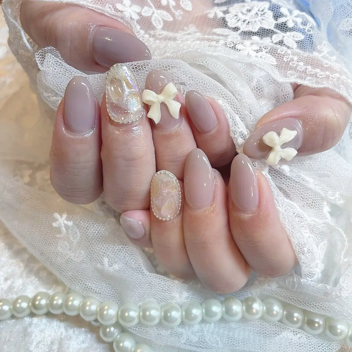 【新規様平日限定】💍持ち込み画像可💍ハンド60つけ放題デザイン片手3​〜​4本　（オフ有or無）の写真