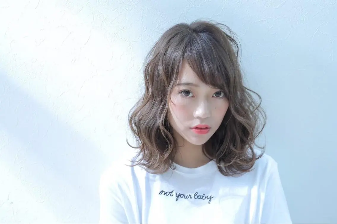 ミディアム 韓国ヘア🕊村上 ののこ🕊のヘアスタイル
