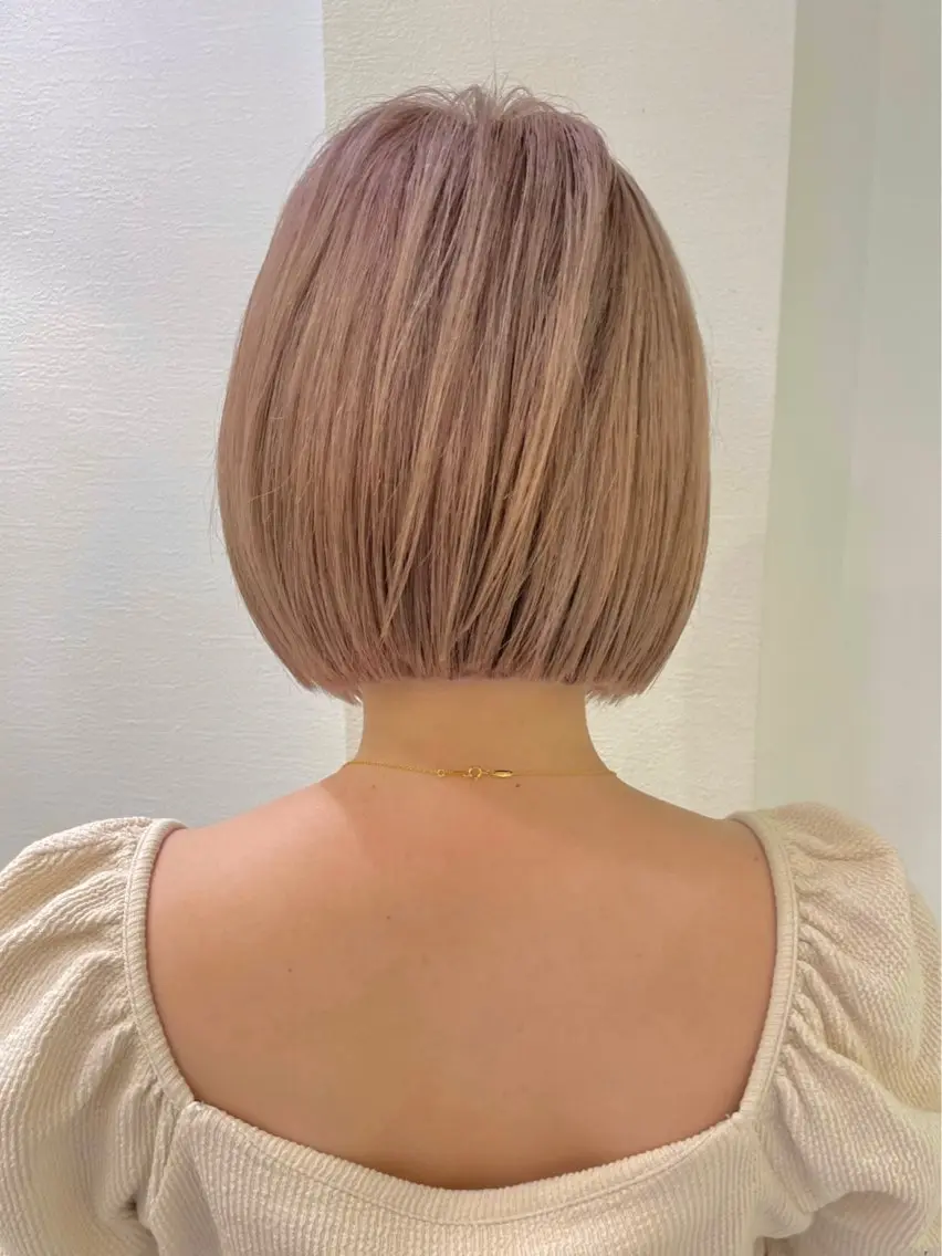 ショート カット ヘアカラー トリートメント 本田 奈穂美のヘアスタイル