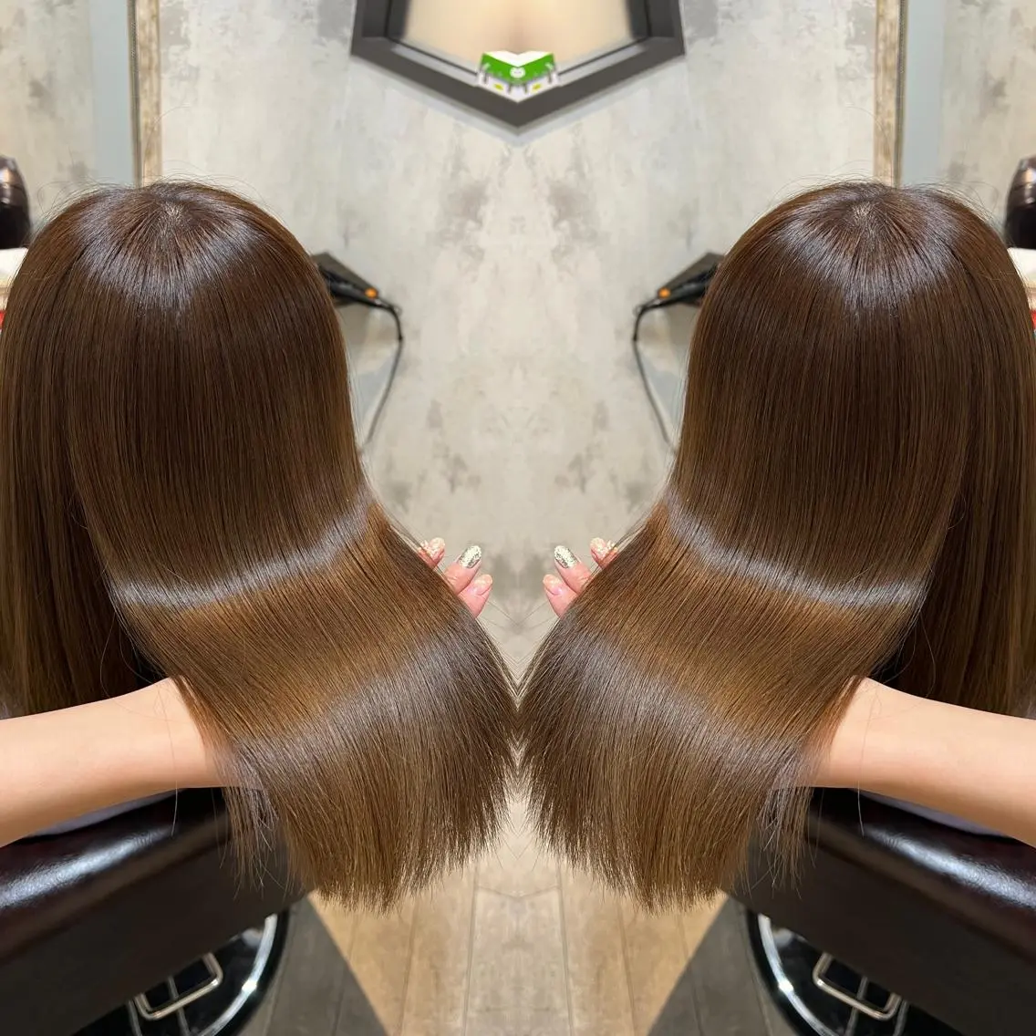 ミディアム り ほのヘアスタイル