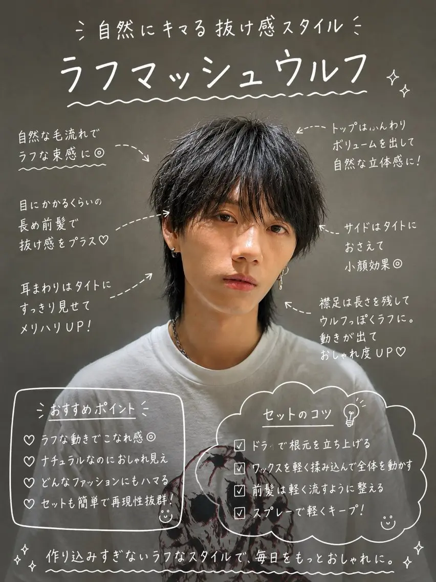 メンズ 瀬守 秀哉のヘアスタイル