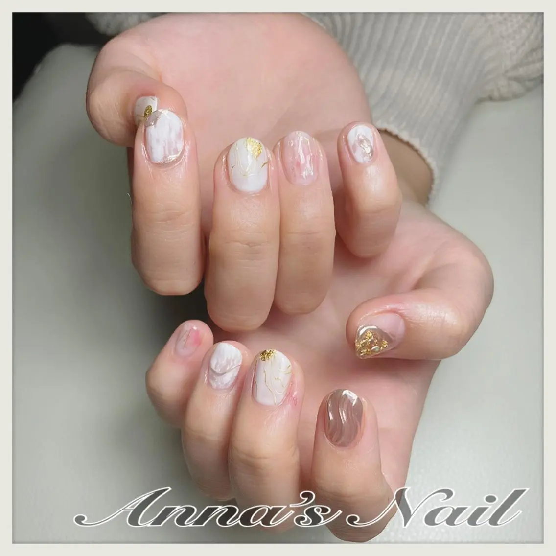 ネイル 清口 杏奈のネイルデザイン