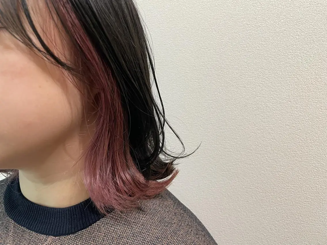 カラー インナーカラー 江里 太介のヘアスタイル