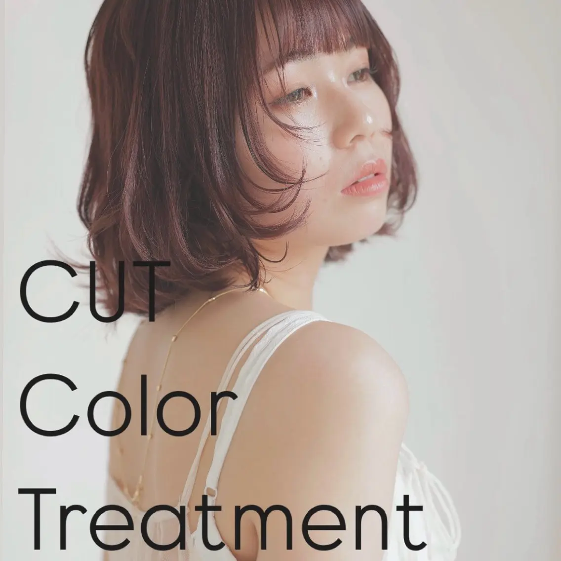 ミディアム カラー カット ヘアカラー 似合わせカット暖色 カラーhiyonaのヘアスタイル