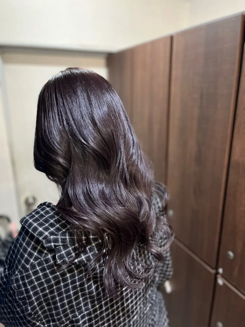ロング カラー カット ヘアカラー トリートメント 多系統似合わせ/ tsuburaのヘアスタイル
