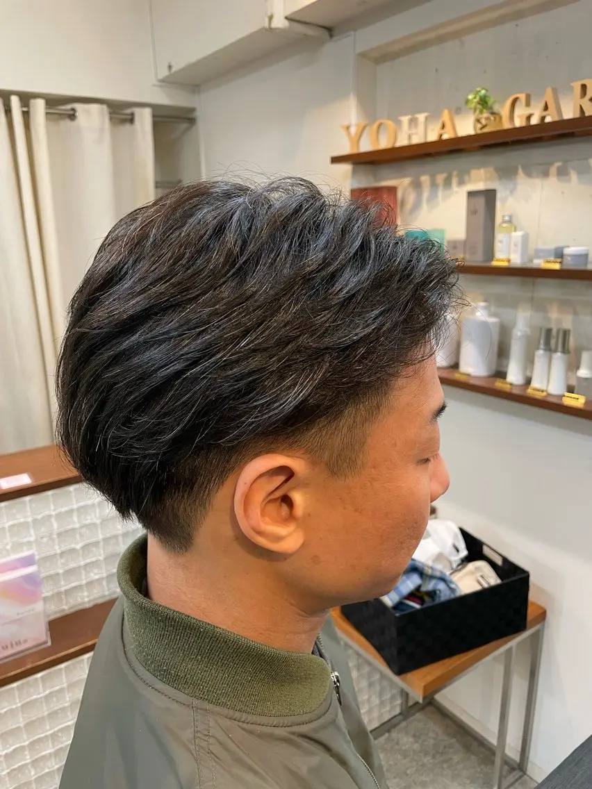 パーマ メンズ メンズパーマ カット パーマ 内藤 さつきのヘアスタイル