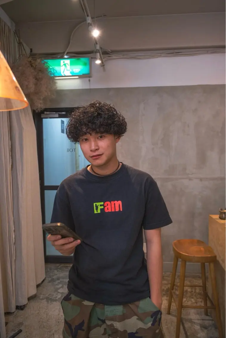 【メンズ限定‼️】パーマモデルの写真