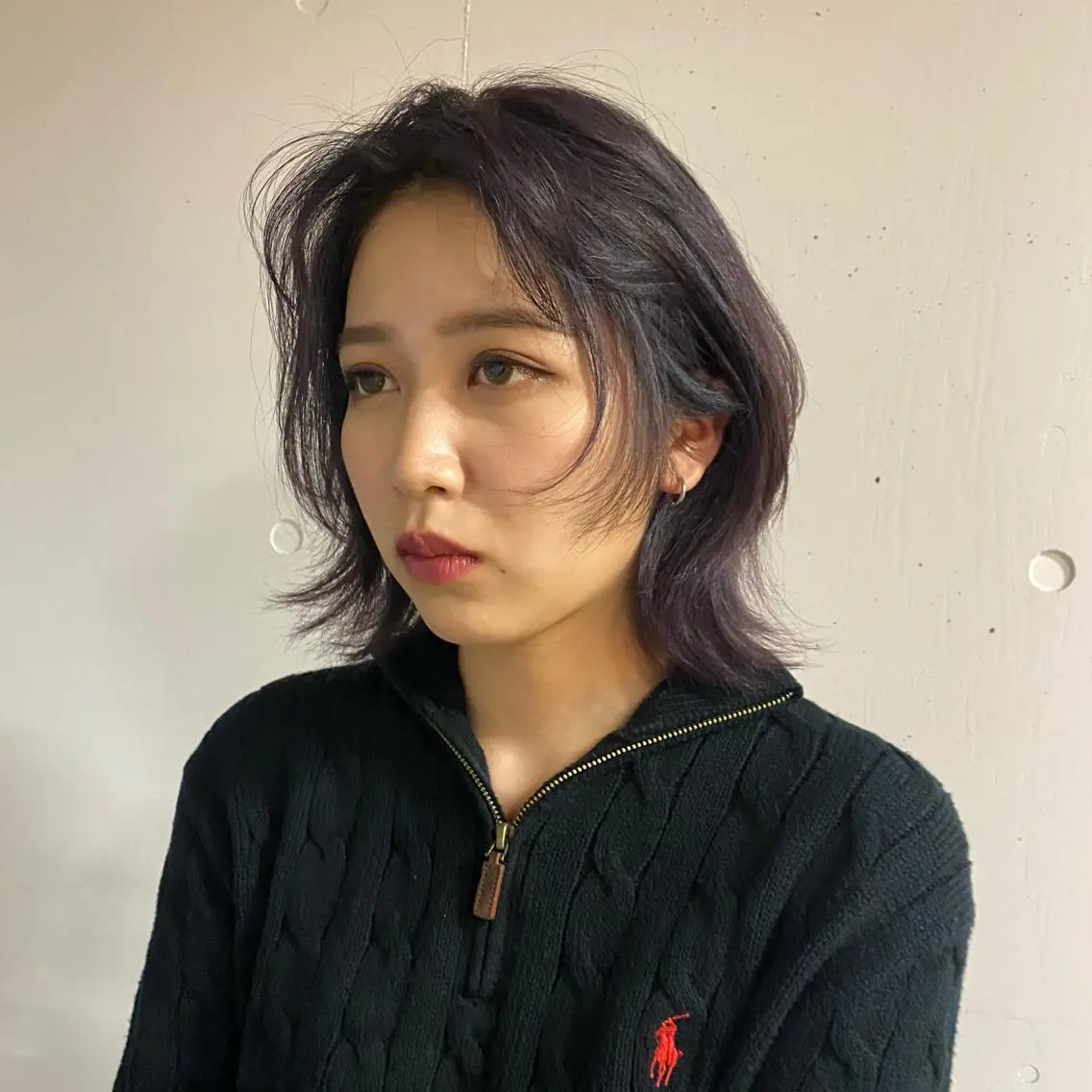 ミディアム ウルフカット Yuki☺︎パーマ レイヤーカットのヘアスタイル