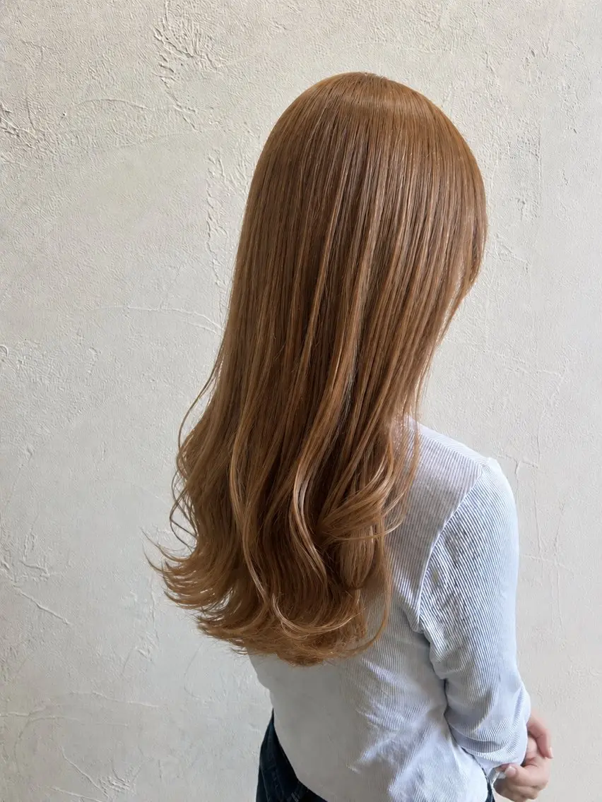 ロング カラー カット ヘアカラー トリートメント 🐈‍⬛八木風歌 ifh飯塚🐈‍⬛のヘアスタイル