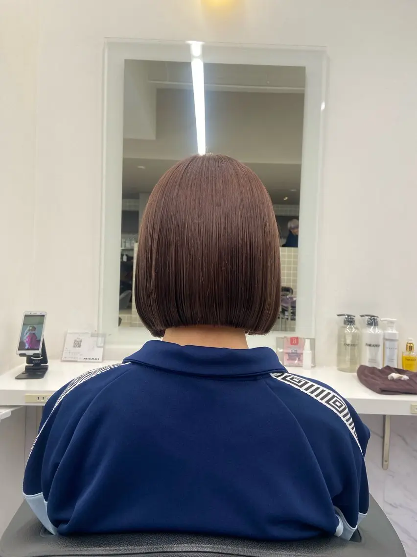 ショート カラー ヘアアレンジ Over hair_ misakiのヘアスタイル