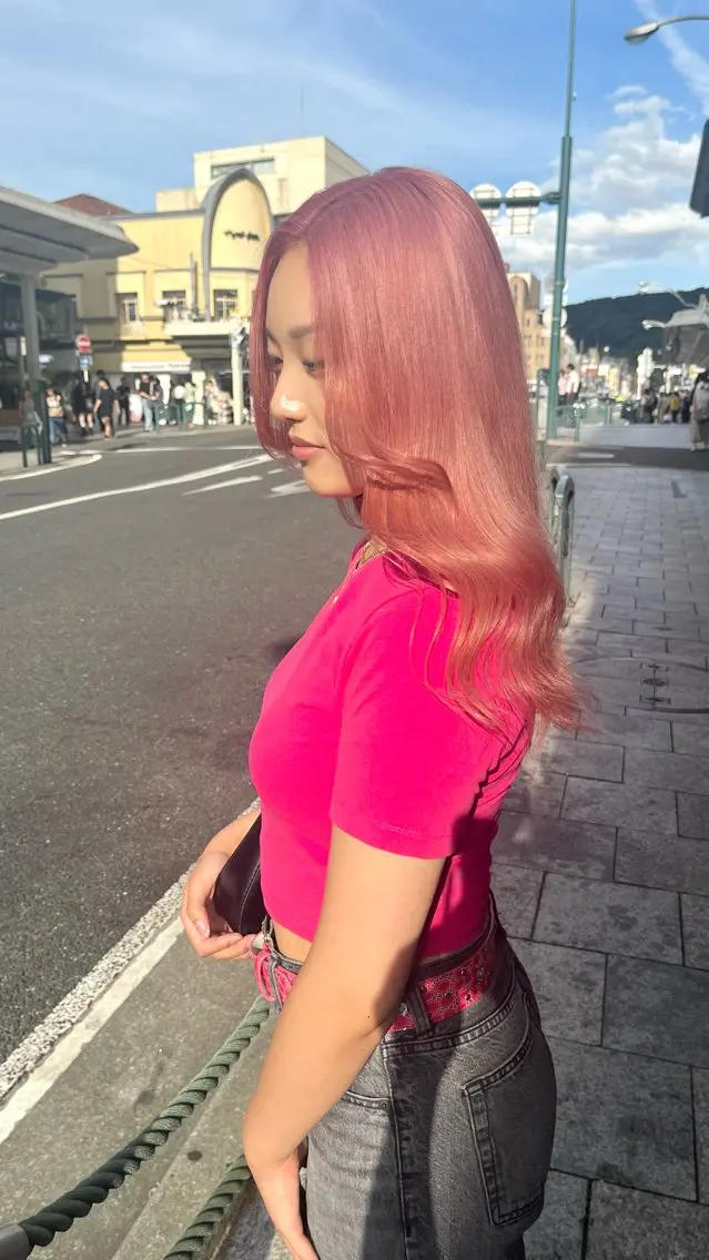 ロング カラー ヘアカラー トリートメント s.sweet NACHIKAのヘアスタイル