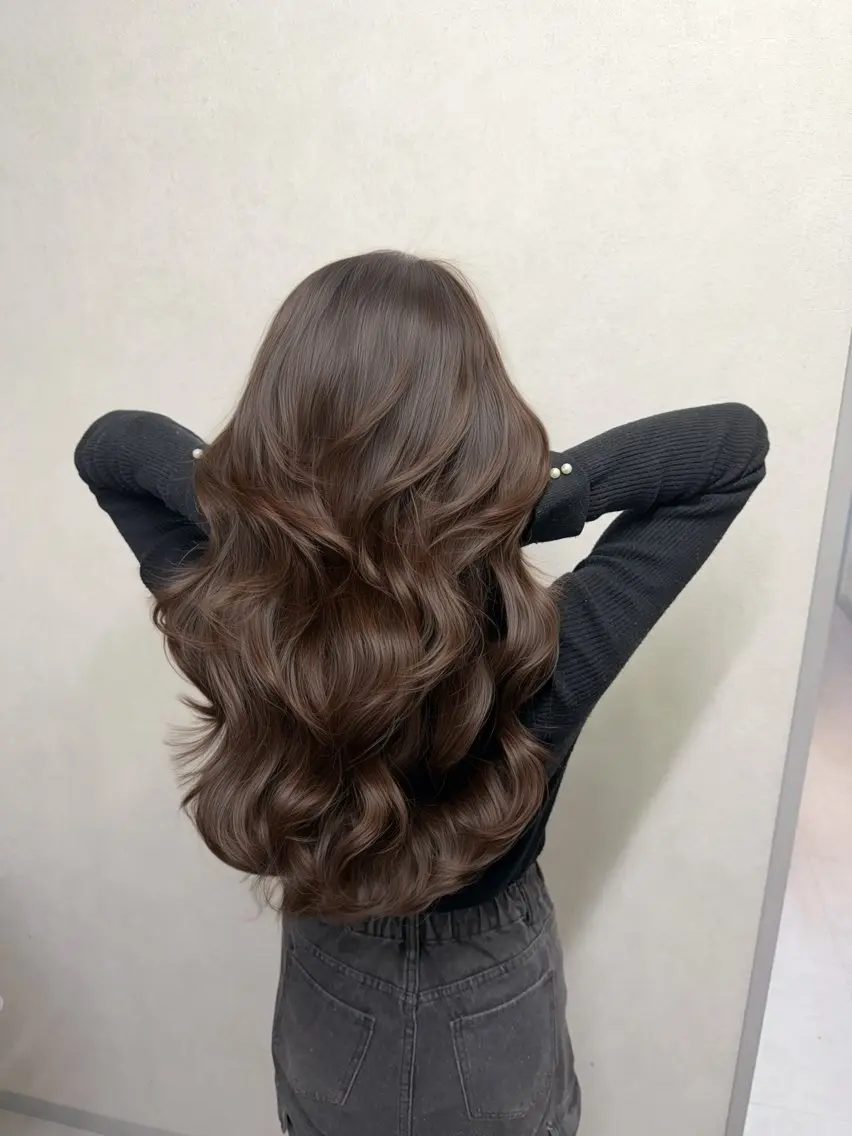 ロング パーマ カット パーマ 高橋 竜也のヘアスタイル