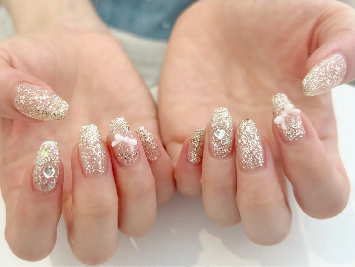 ネイル キラキラネイル ラメ(グリッター) ROCCO nailのネイルデザイン
