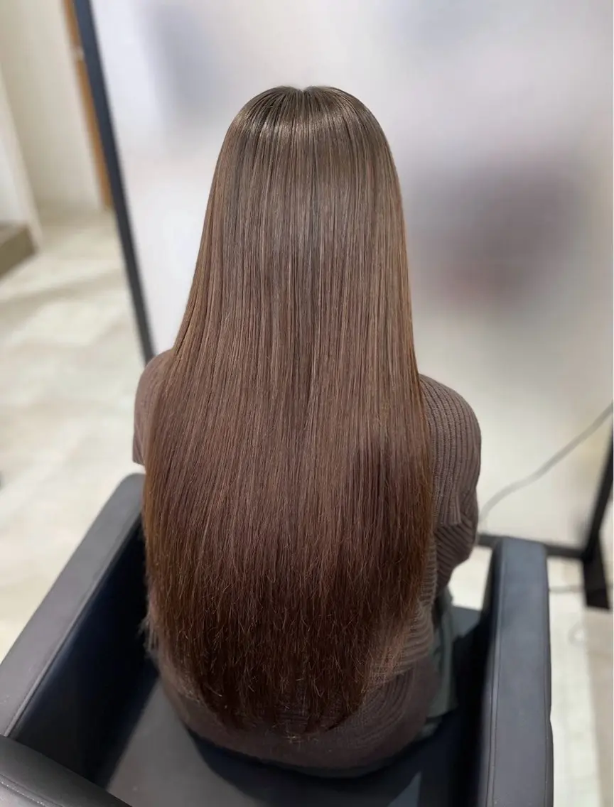 ロング カラー エクステ エクステ 𝑁𝑜𝑎 羽エクステ/心斎橋のヘアスタイル