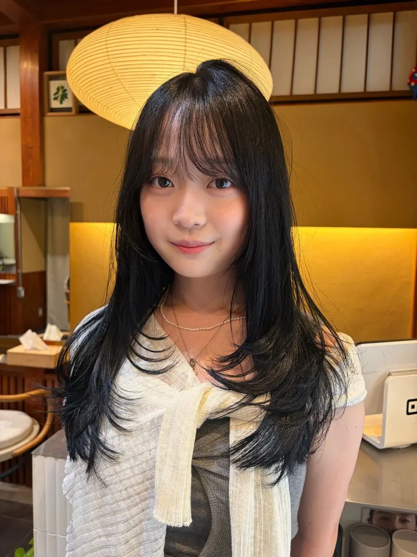 ロング カット ヘアカラー ゆるふわガーリーst yle🩰yuukaのヘアスタイル
