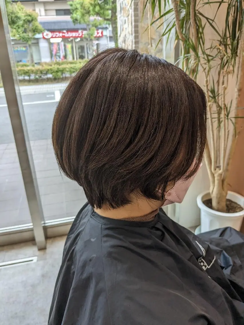 ケアカラーカラー（ショート）2回目の写真