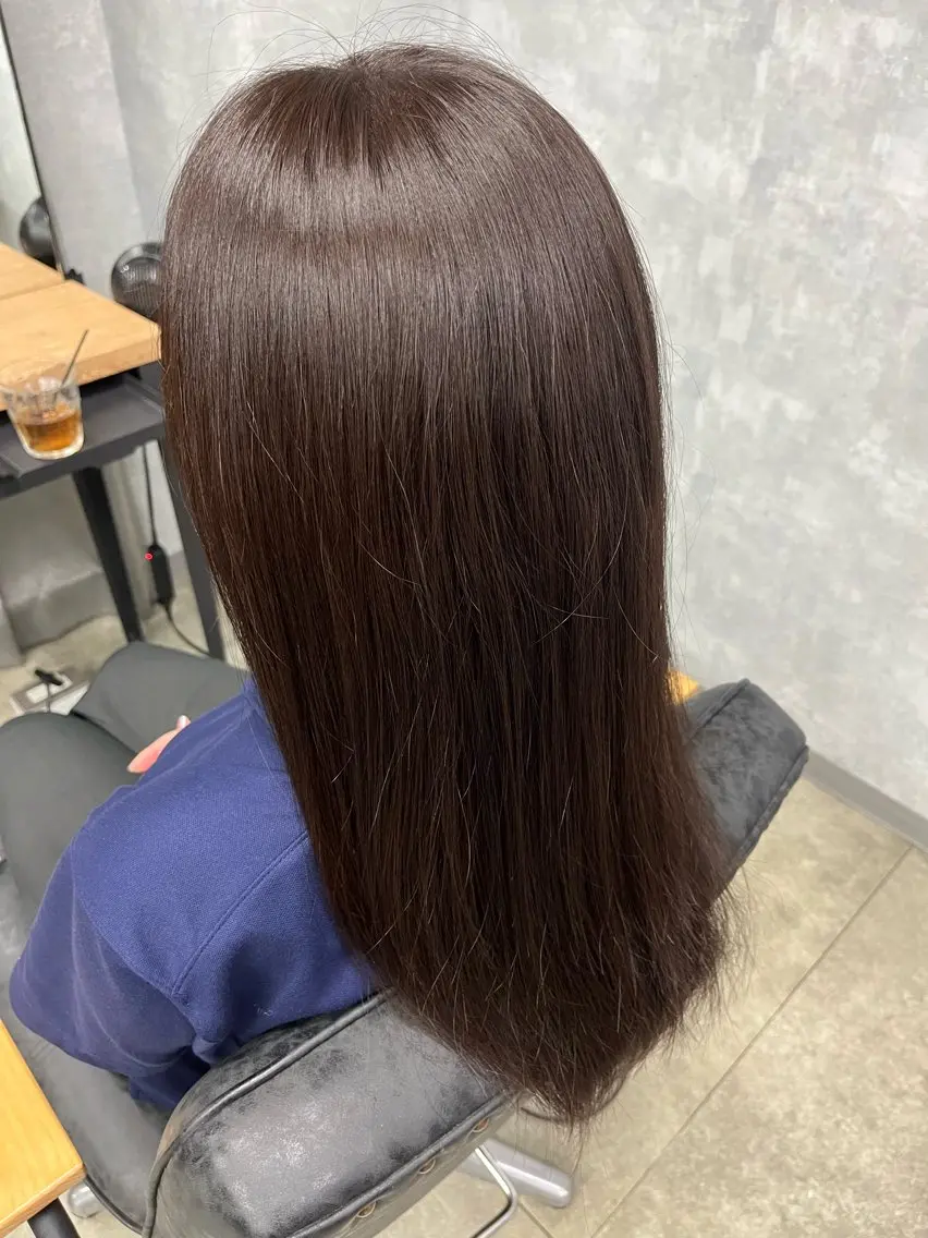 ミディアム 美髪矯正🪽／新宿／ ゆうみ🦋のヘアスタイル