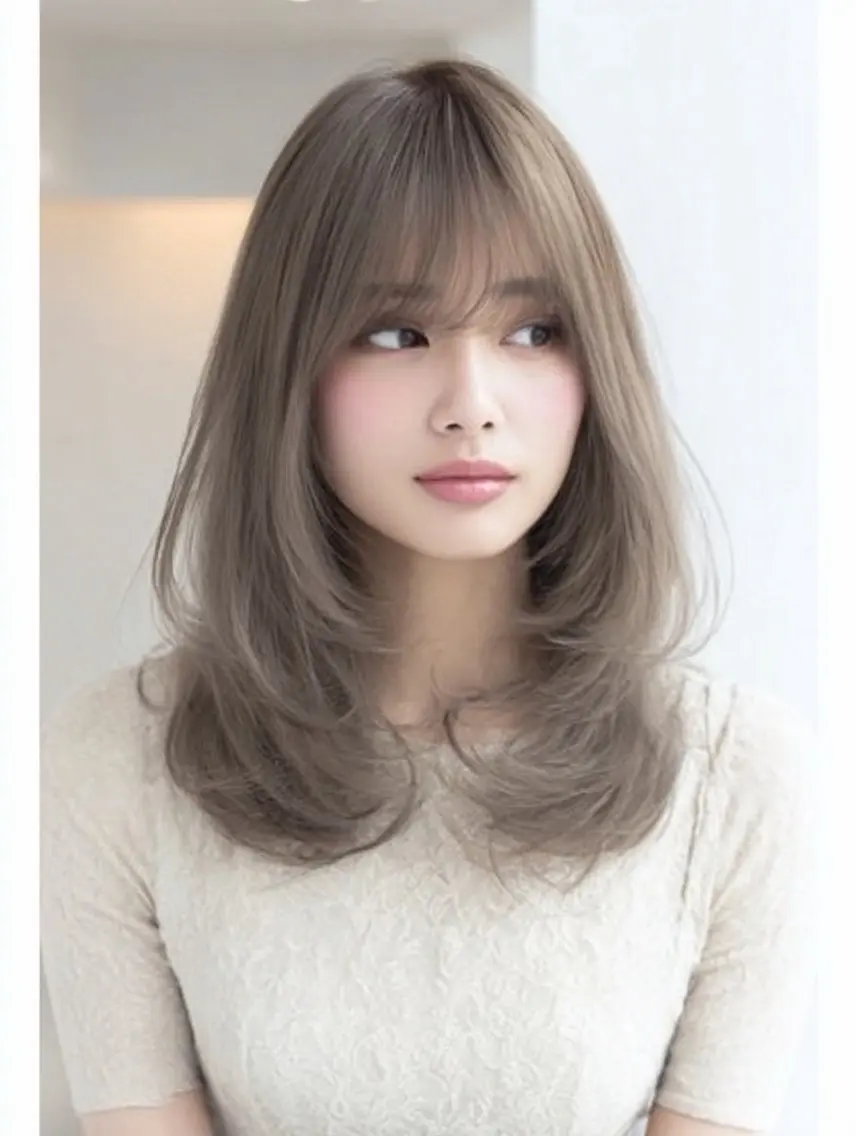 ロング ヘアカラー トリートメント 絶対綺麗な暖色カラー 🎯あります✨増渕✨のヘアスタイル