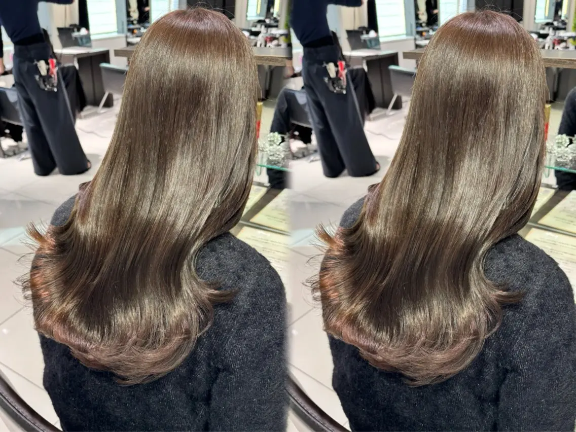 ロング ヘアカラー 沙瞳sara🎀🫧 ／カラーNo.1のヘアスタイル