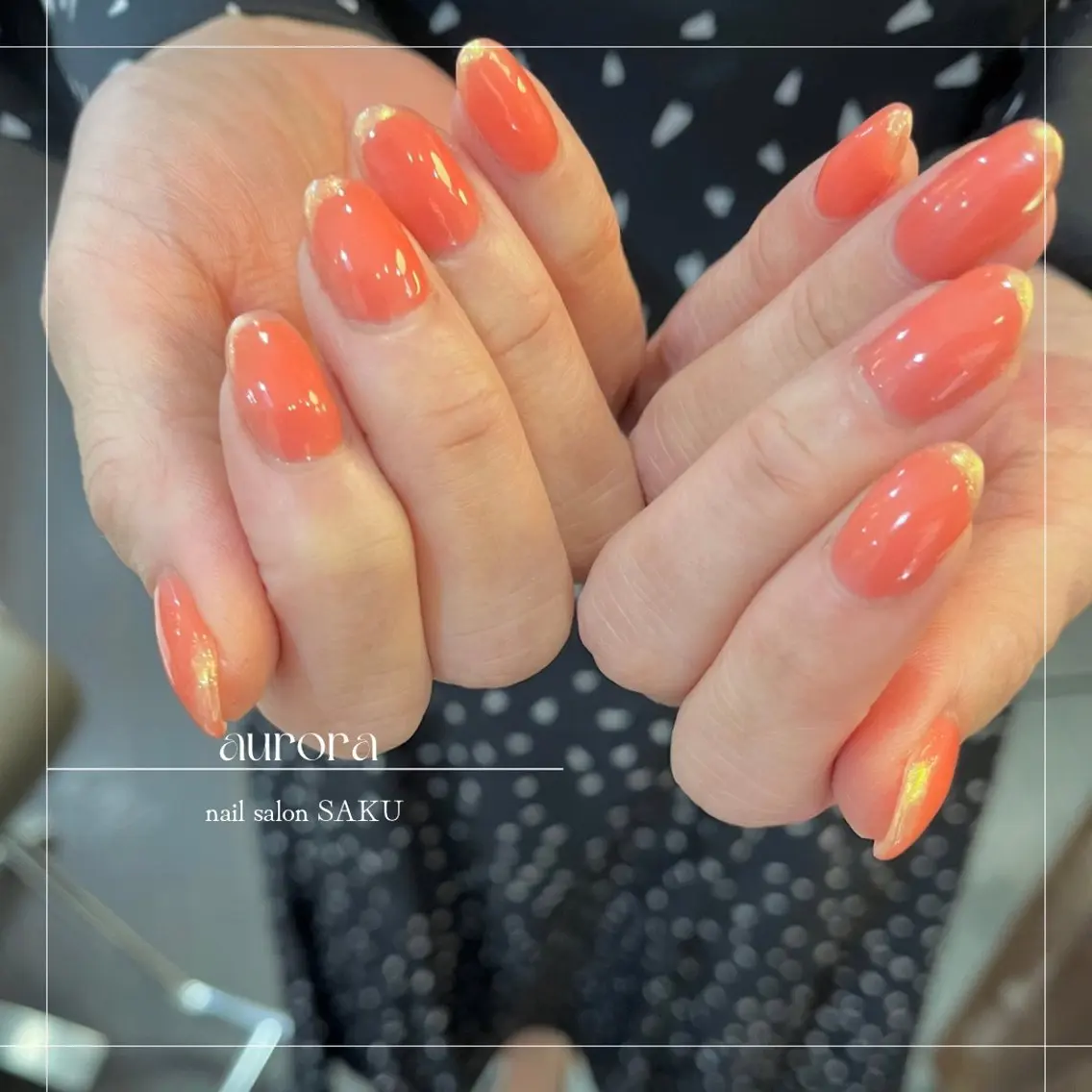 ネイル ニュアンスネイル シンプルネイル SAKU nail 作島茜のネイルデザイン