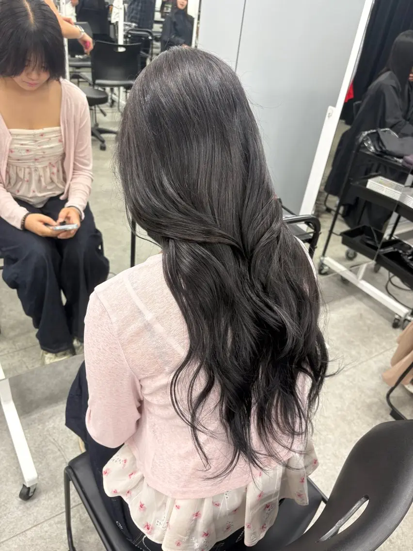 ロング カラー メンズ カット ヘアカラー honoka💄💋 /オリーブカラー特化のヘアスタイル